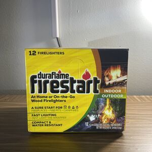 DURAFLAME 4841 FIRESTART 12 PACK FIRE LOG STARTER FIRELIGHTER WOODSTOVE 0083576